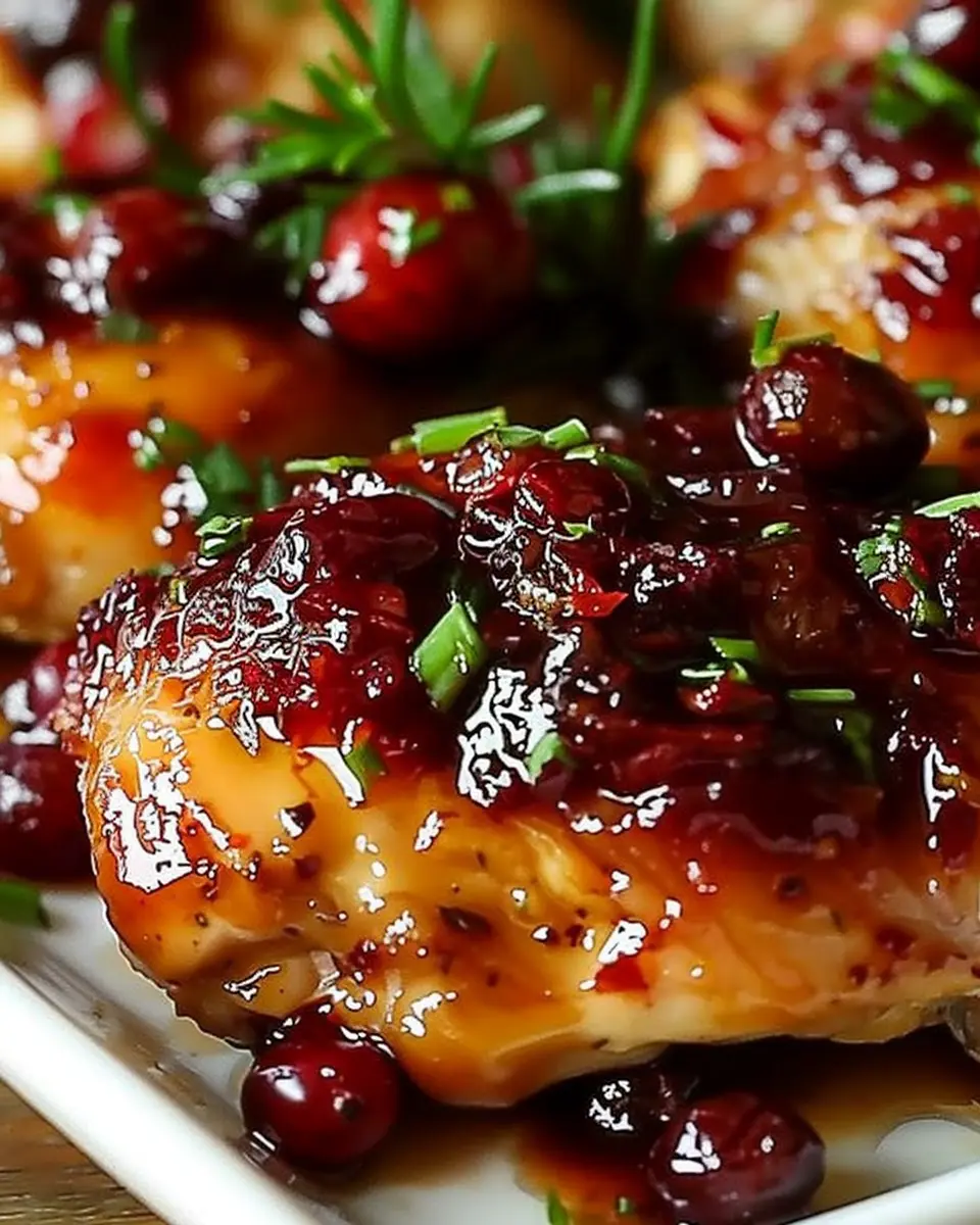 Cranberry Orange Glazed Chicken: A Juicy Delight for Dinner