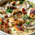 Comforting Rotisserie Chicken and Mushroom Soup